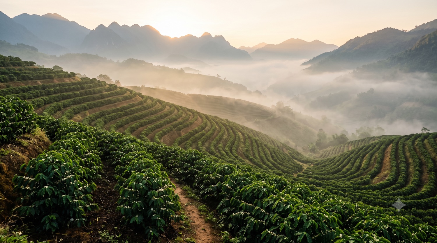 Arabica Catimor Khe Sanh: độ cao góp phần tạo vị