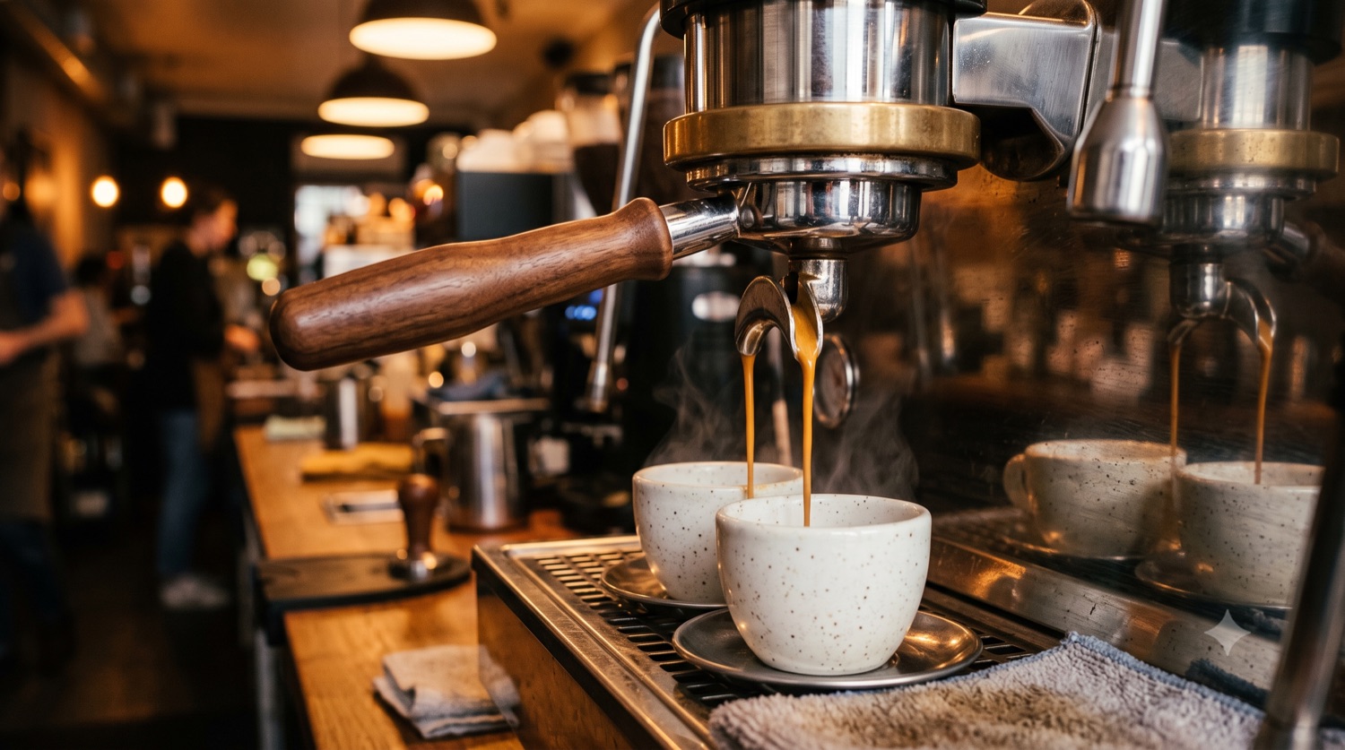 Espresso tại nhà: áp suất, cỡ xay và đánh sữa